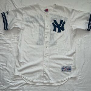 New York Yankees Mesh Spring Training Jersey Knoblauch #11 Sz: M